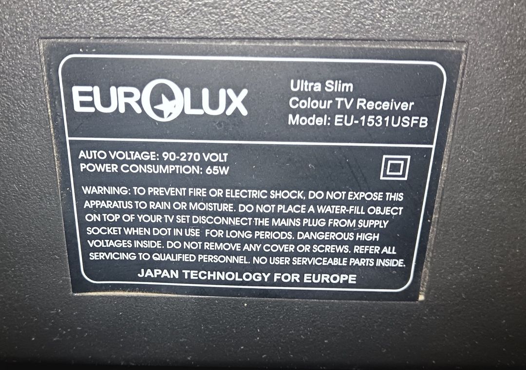 Televizor Eurolux — TV və Video, Bakı (3)
