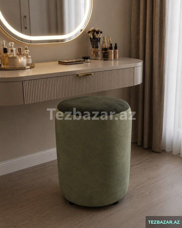 Modern yuvarlaq pufik — Mebel, Bakı (3)