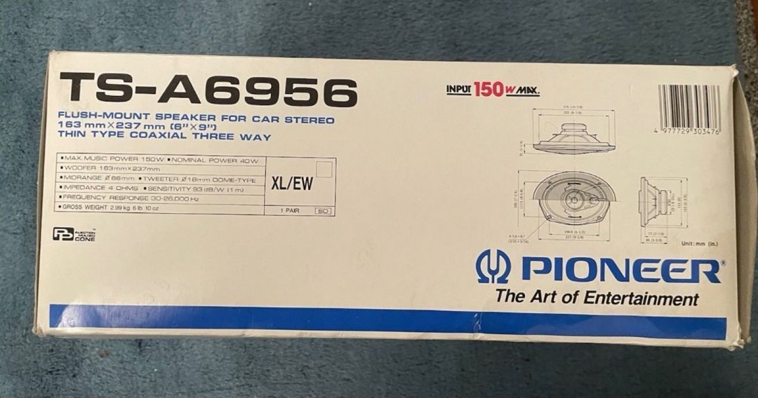 Dinamik Pioneer TS-A6956 6x9 — Ehtiyat hissələri və aksesuarlar, Bakı (2)