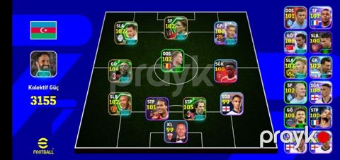 EFootball oyunu üçün güclü hesab/komanda satılır. - Kollektiv Güc — Bakı