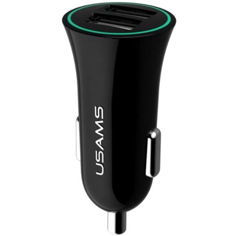 Avtomobil üçün adapter Usams US-CC013 Dual USB 21CHGC01 — Bakı