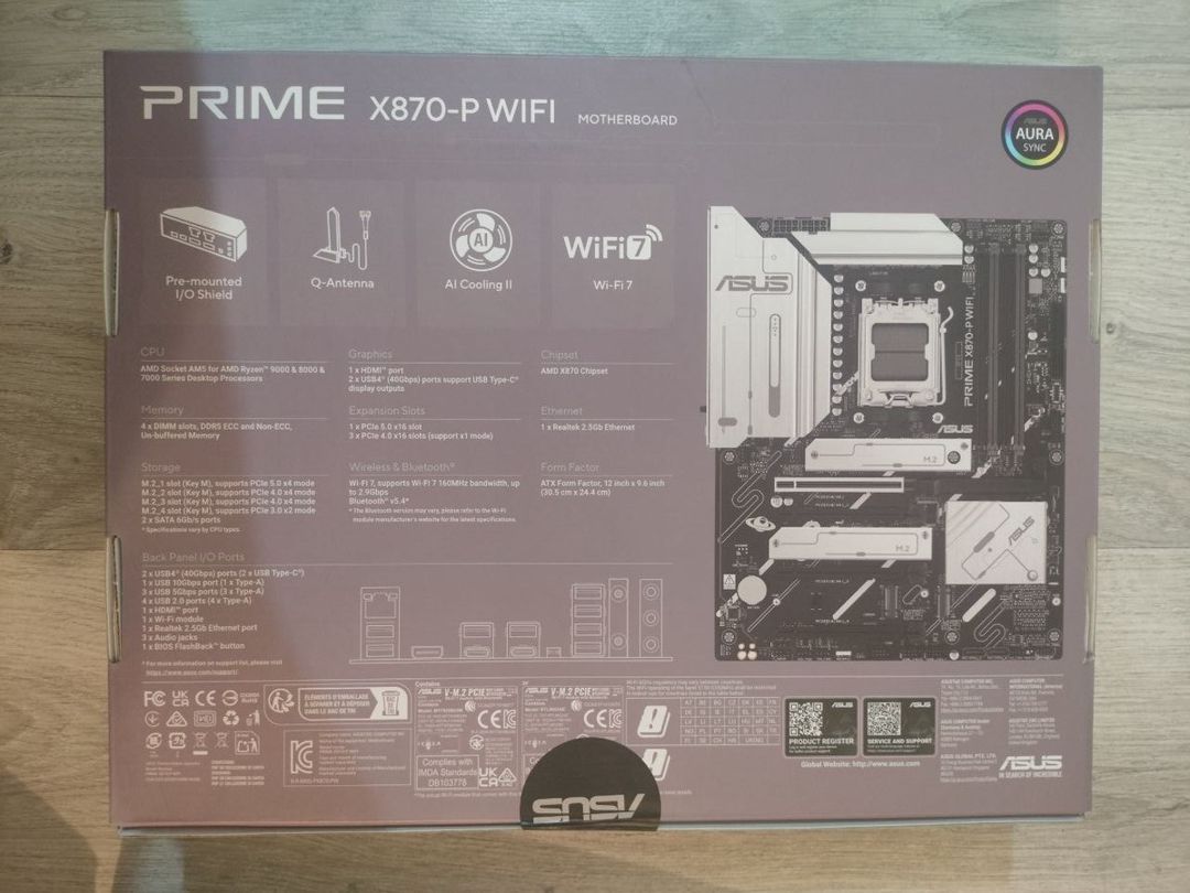 ASUS Prime X870-P WiFi7 — Kompüterlər və noutbuklar, Bakı (5)