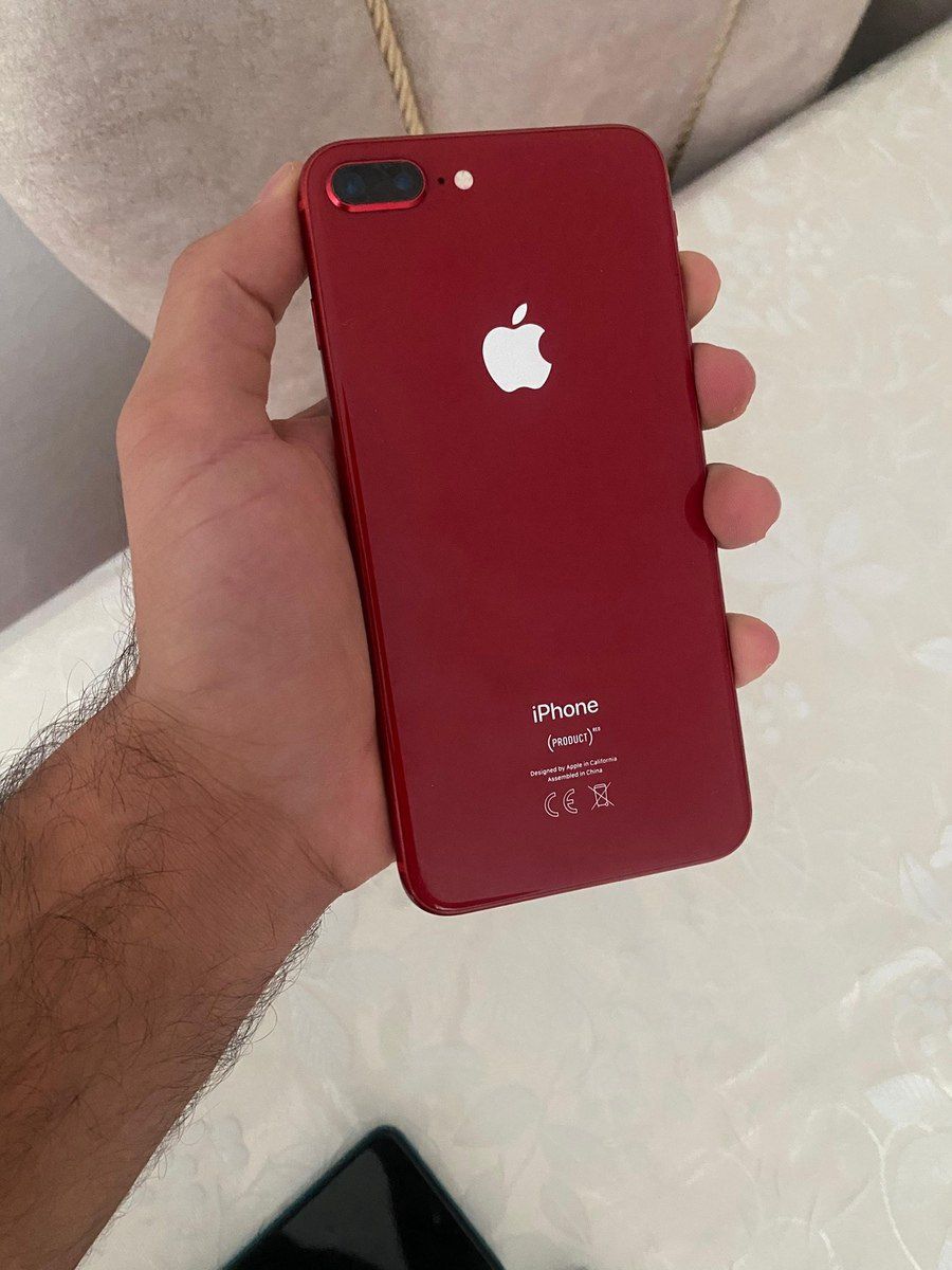Apple iPhone 8 Plus Red 64GB — Smartfonlar, Bakı (7)