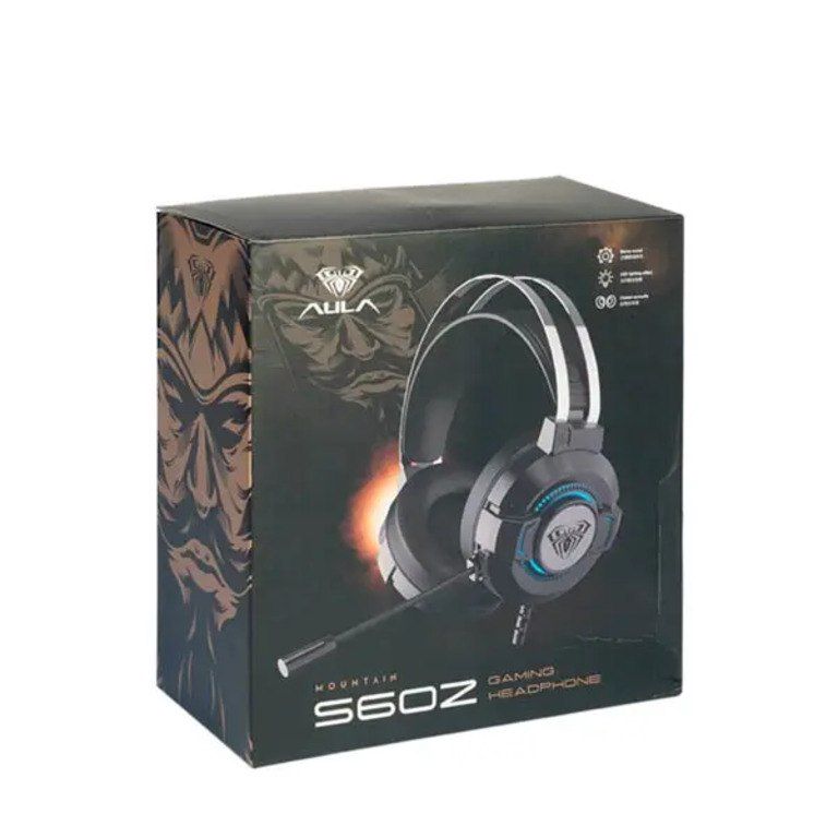 Aula S602 RGB Gaming Headphone With 360 Microphone — Səs texnikası, Bakı (3)