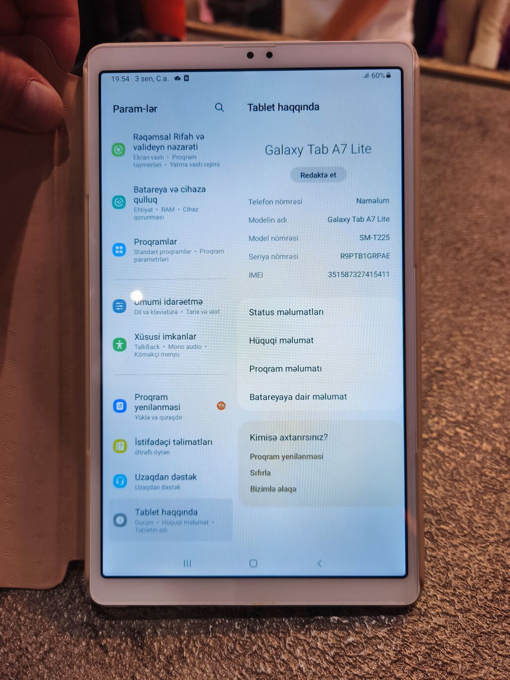 Samsung Galaxy Tab A7 Lite planşet - Model: Galaxy Tab A7 Lite — Samsung, Sumqayıt (4)