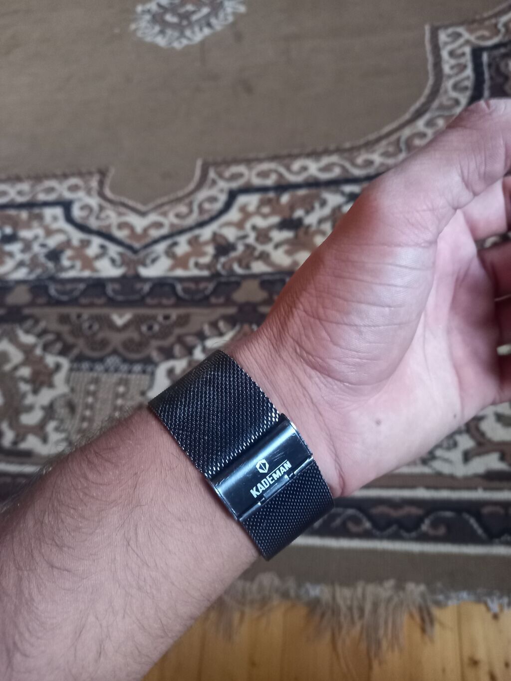 Kademan kişi qol saatı - Brend: Kademan - Korpus: kvadratvari (yumşaq — Qol saatları, Sumqayıt (3)