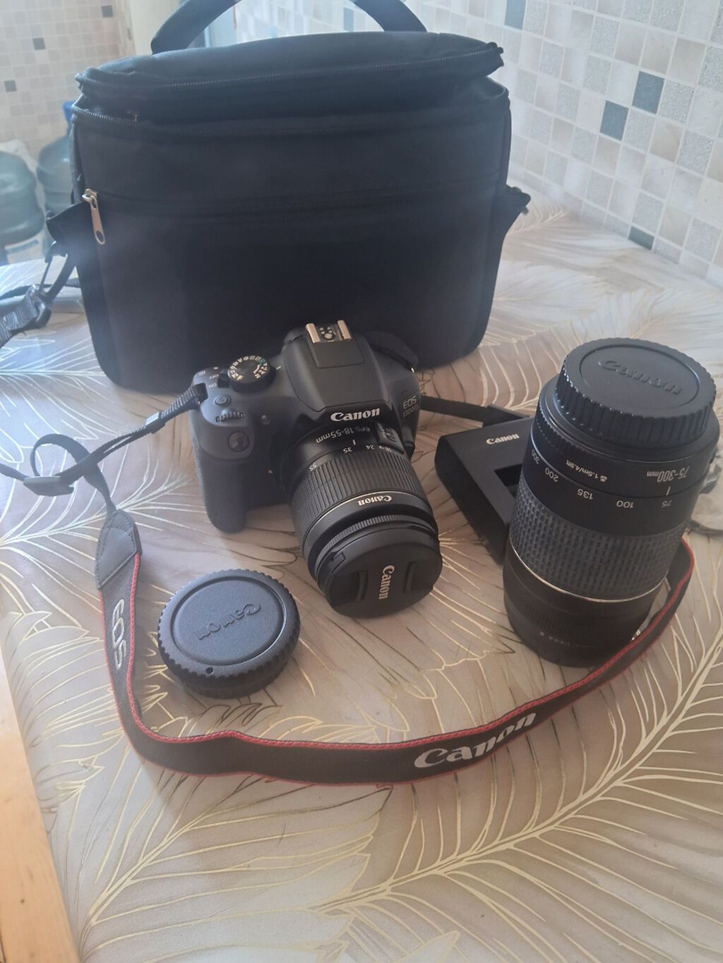 Canon EOS 13000D fotoaparat dəsti Komplekt: - Canon EOS 1300D Dslr — Fotoaparat, Bakı