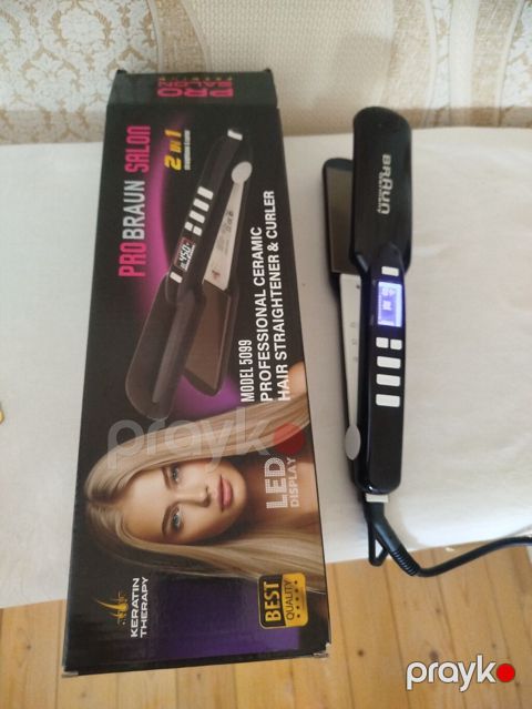 Braun Professional Ceramic 2‑in‑1 saç düzləndirici və buruqlaşdırıcı — Neftçala