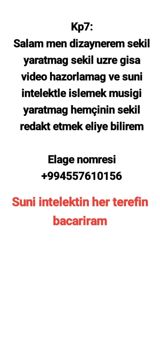 Xidmət: Dizayn, foto və video işlənməsi, AI ilə yaradıcılıq - Şəkil — Dekor, Dizayn, Büdcə və Planlaşdırma