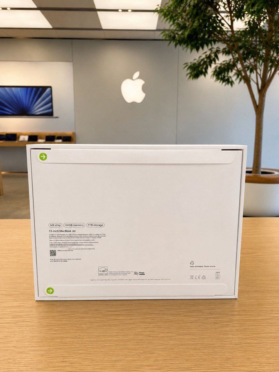 Apple MacBook Air 13.6" M5 (10C CPU/10C GPU), 24 GB, 1 T — Noutbuklar, Bakı (2)