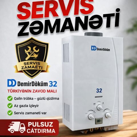 Su qızdırıcı Demirdokum 32 lt — Bakı