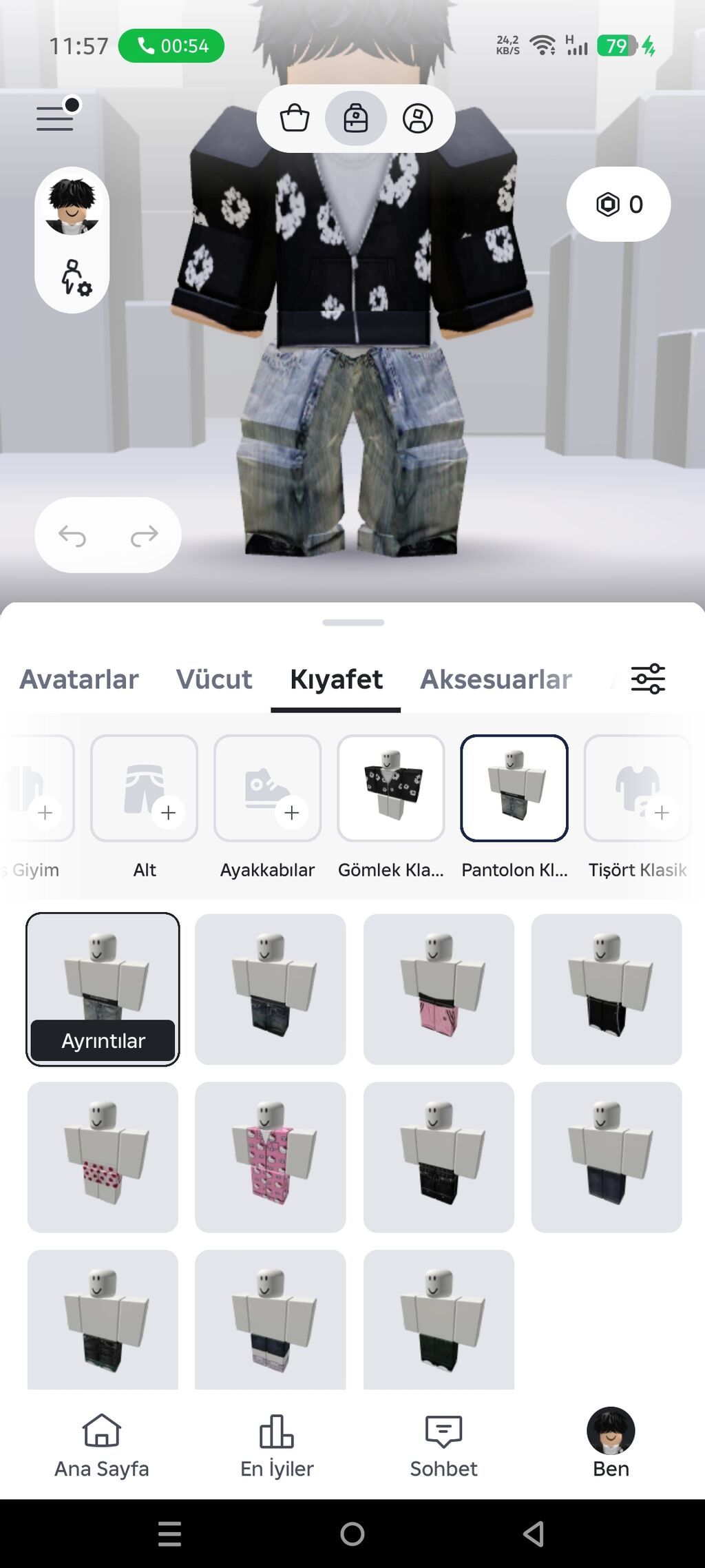 Roblox avatar üçün tam hazır geyim dəsti Təsvir: - Platforma: Roblox — Kişi geyimi, Bakı (4)