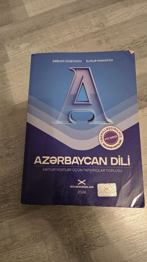 Tep tezedi.Hec acilmiyib gul kimi.Məhsul: “Azərbaycan Dili — Bakı
