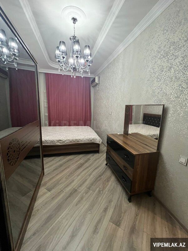 Nərimanov rayonunda 2 otaqlı Yeni tikili Kirayə verilir, 66 m² — Mənzil, Bakı (5)