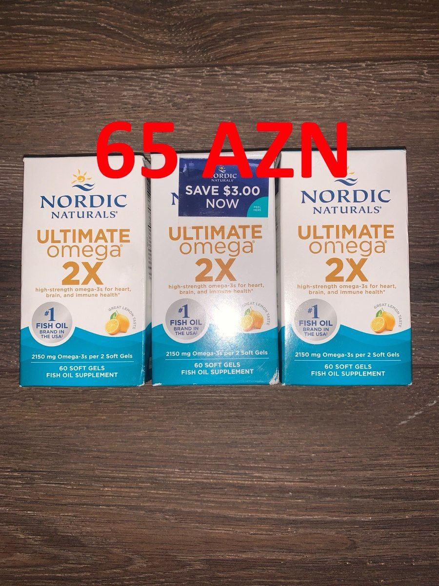 Nordic Naturals Ultimate Omega balıq yağı — Gözəllik və səhiyyə, Bakı (7)