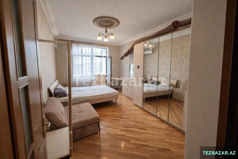 Kirayə verilir 3 otaqlı yeni tikili 105 m², İnşaatçılar m — Mənzil, Bakı (3)