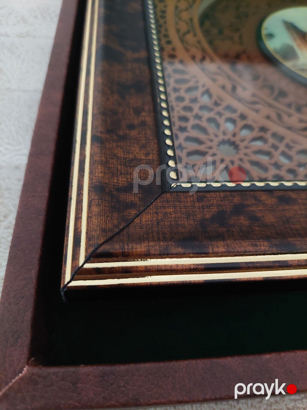 Taxta hədiyyə lövhəsi – oyma naxışlı, vitrajlı bəzək və miniatür — Şəkillər, plakatlular və çərçivələr, Bakı (4)