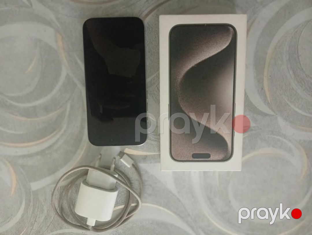 Apple iPhone 15 Pro Natural Titanium 256GB/8GB — Smartfonlar, Bakı (2)