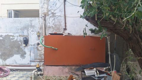 Metal su anbarı və nasos sistemi - Material: qalınmüxtəlif poladdan — Digah