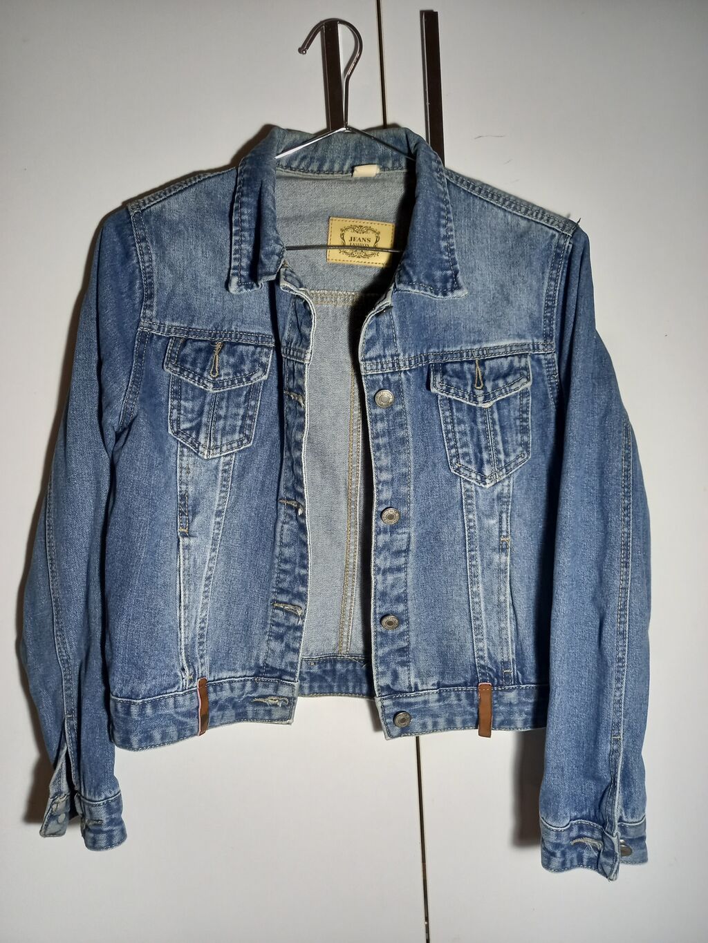 Məhsul: Cins gödəkcə (USA Jeans) - Klassik mavi rəngdə, denim — Kurtkalar, Bakı (2)
