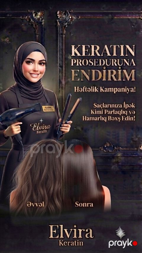 Qadın saç ustaları Keratin — Bakı