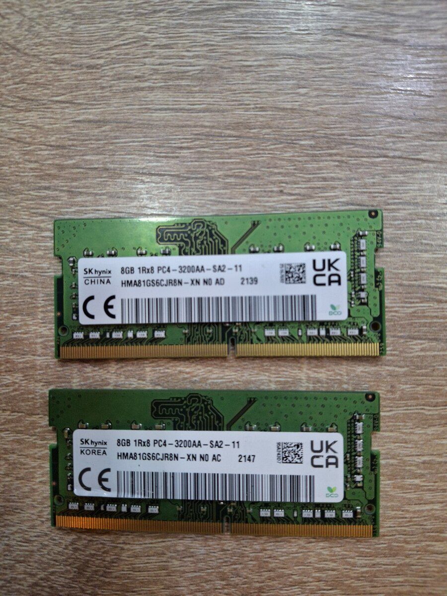 Operativ yaddaş DDR4 3200 AA 8GB RAM — Kompüterlər və noutbuklar, Bakı (6)