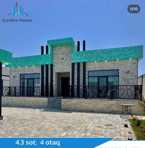 Satılır 4 otaqlı həyət evi/bağ evi 190 m² — Bakı