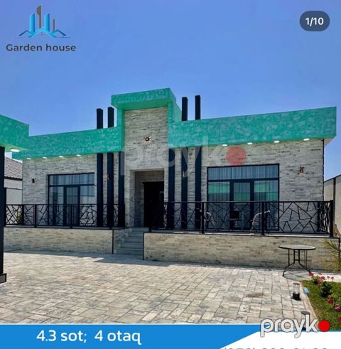 Satılır 4 otaqlı həyət evi/bağ evi 190 m²
