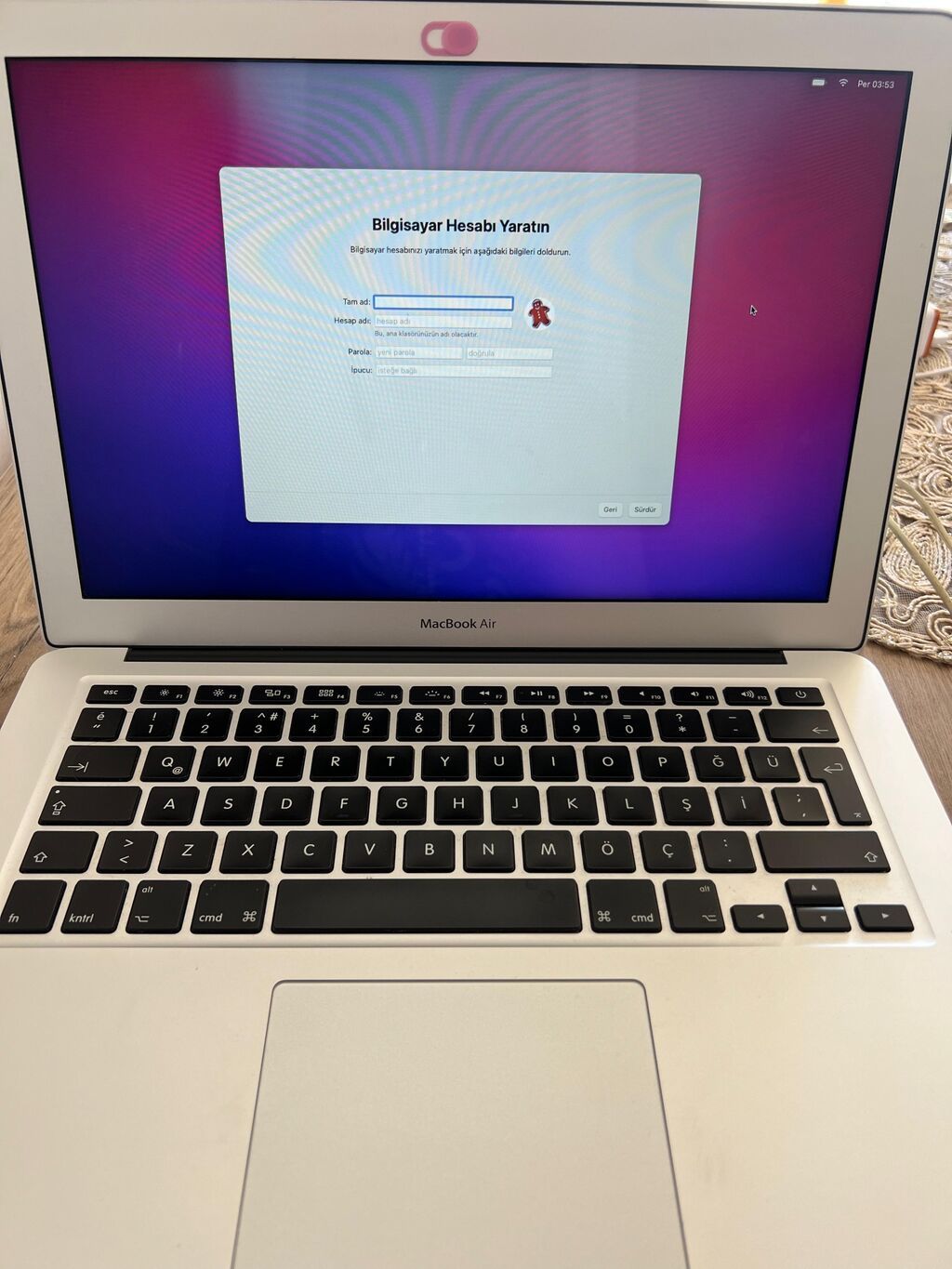 Apple MacBook Air 2013 - Model: MacBook Air 13" (gümüş/alüminium — Apple Macbook, Bakı (4)
