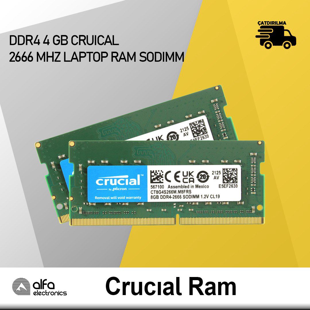 RAM-lar "Crucial" — Kompüterlər və noutbuklar, Bakı (5)