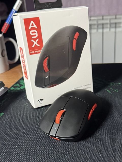 Red Square A9X simsiz oyun maus Satılır Red Square x ATK A9 X Black — Masazır
