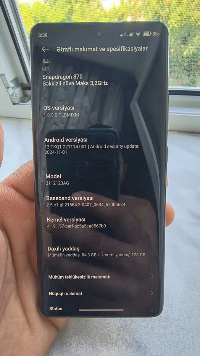 Xiaomi 12X Black 128GB/8GB — Smartfonlar, Bakı (5)