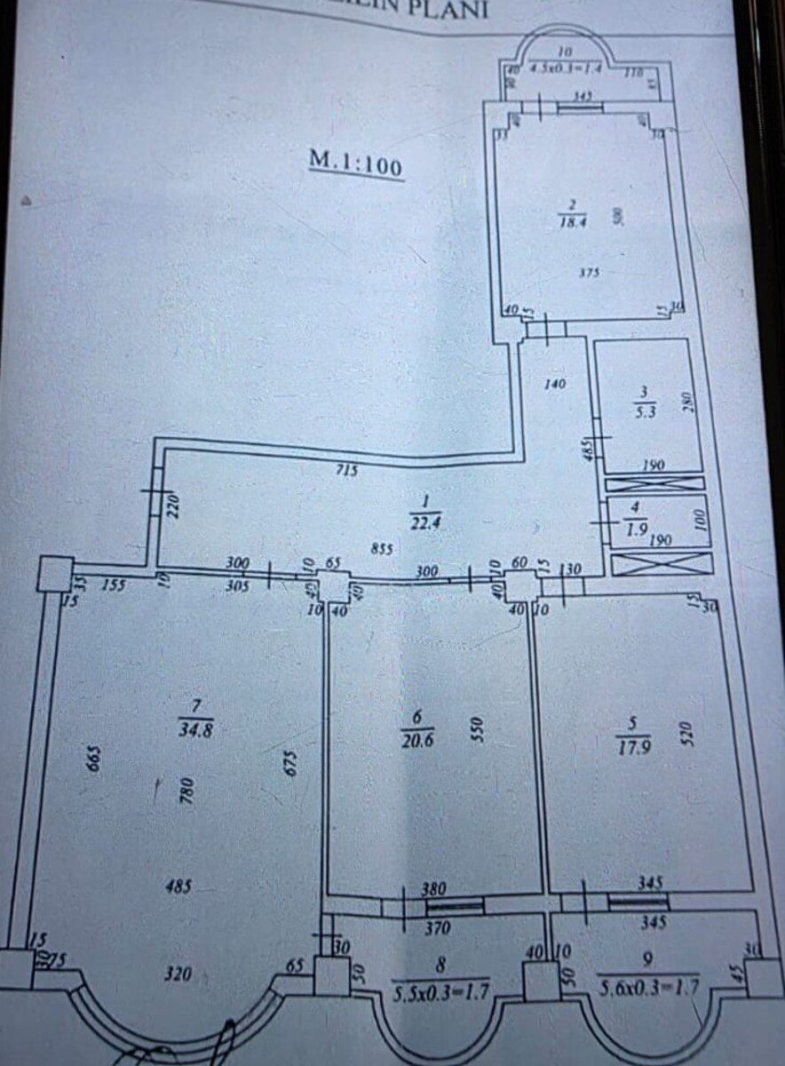 Satılır 4 otaqlı yeni tikili 140 m² — Mənzil, Bakı (4)