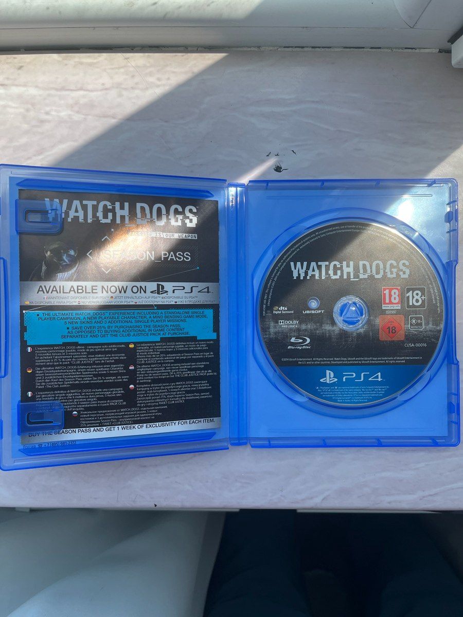 PS4 üçün Watch Dogs oyun diski — Oyunlar, konsollər və proqramlar, Bakı (2)