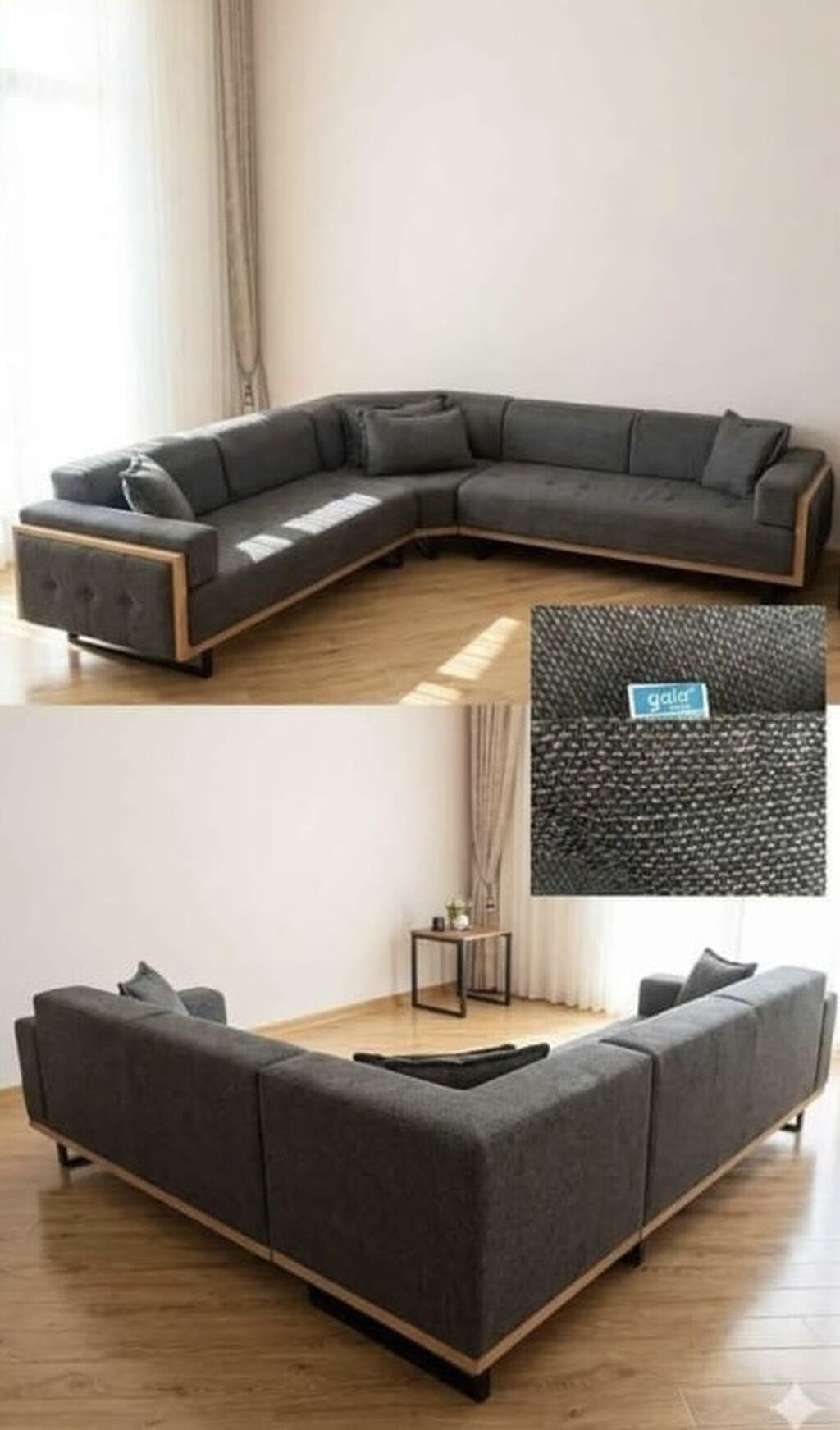 Künc divan, İşlənmiş, Açılan, Parça — Divanlər, Güzdək (4)