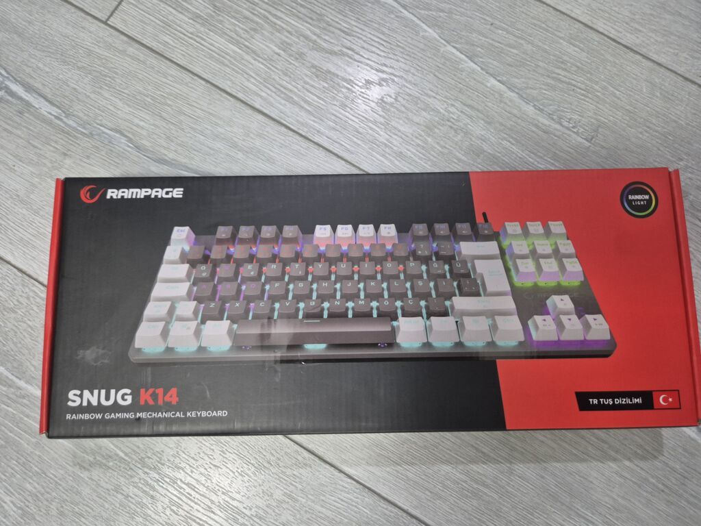Rampage Snug K14 mexaniki oyun klaviaturası Rampage Snug K14 — Klaviaturalar və siçanlar, Bakı (4)
