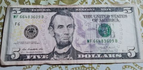 ABŞ 5 dollar banknotu fikri ciddi olan wexsler elaqe saxlasin — Bakı