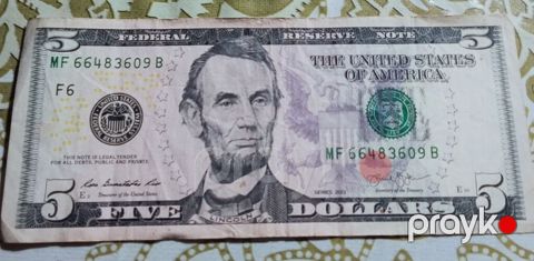ABŞ 5 dollar banknotu fikri ciddi olan wexsler elaqe saxlasin — Bakı