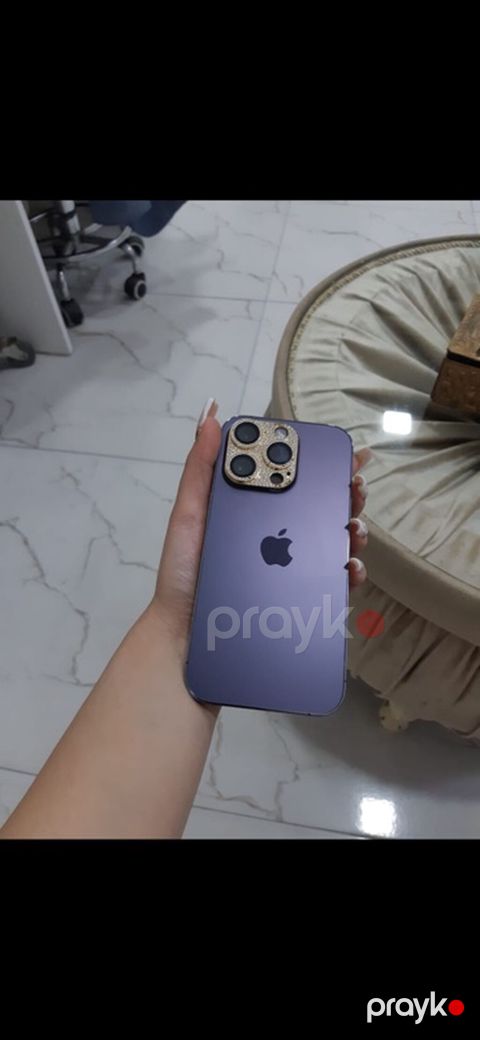 IPhone 14 Pro, 256 GB, Deep Purple, Zəmanət, Kredit, Qırıq