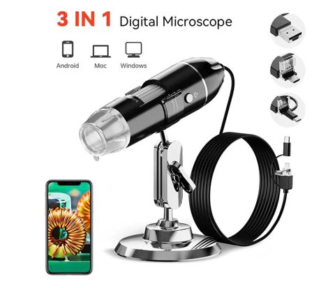 Mikroskop 3in1 "Digital 1600X" — Bakı