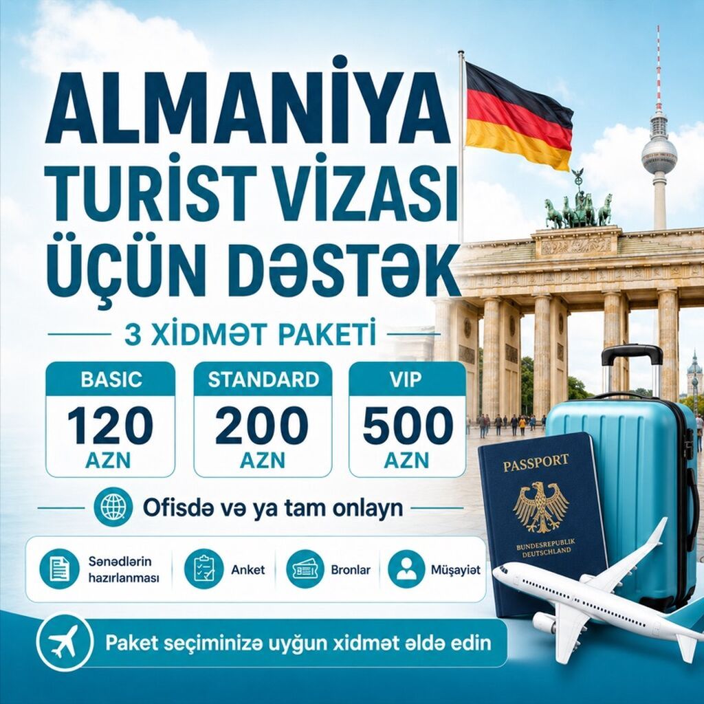 Xidmət: Litva və Almaniya turist vizası üçün peşəkar dəstək Təsvir — Digər, Bakı (2)