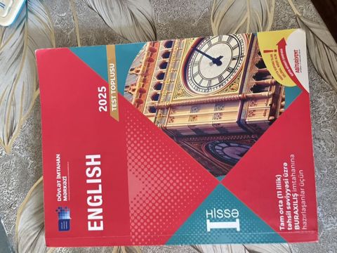 İngilis dili Testlər 11-ci sinif, DİM, 1-ci hissə — Bakı
