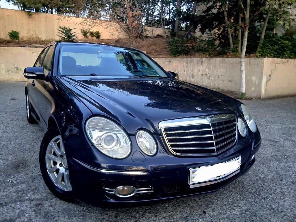 Mercedes E 200, 1.8 L, 2008 il, 394 000 km — Avtomobillər, Bakı (2)