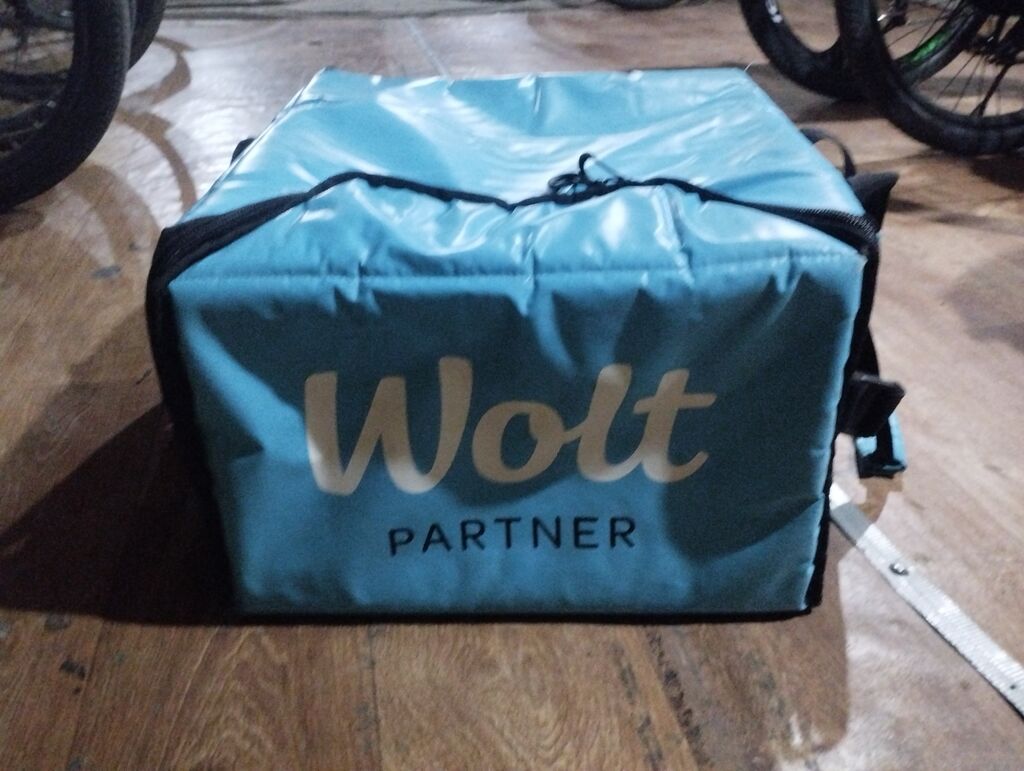 Wolt Partner termo çantası - Rəng: mavi, “Wolt Partner” loqosu — Digər, Bakı