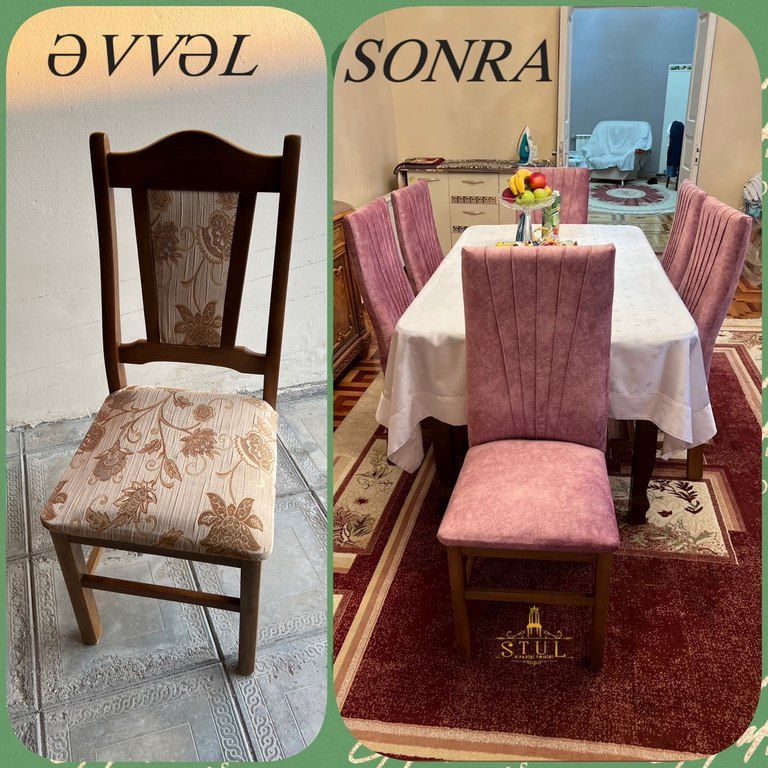 Oturacaqların təmiri — Mobilyaların montajı, təmiri və restavrasyonu, Bakı (9)