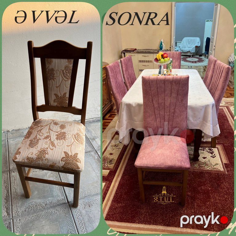Oturacaqların təmiri — Mobilyaların montajı, təmiri və restavrasyonu, Bakı (9)