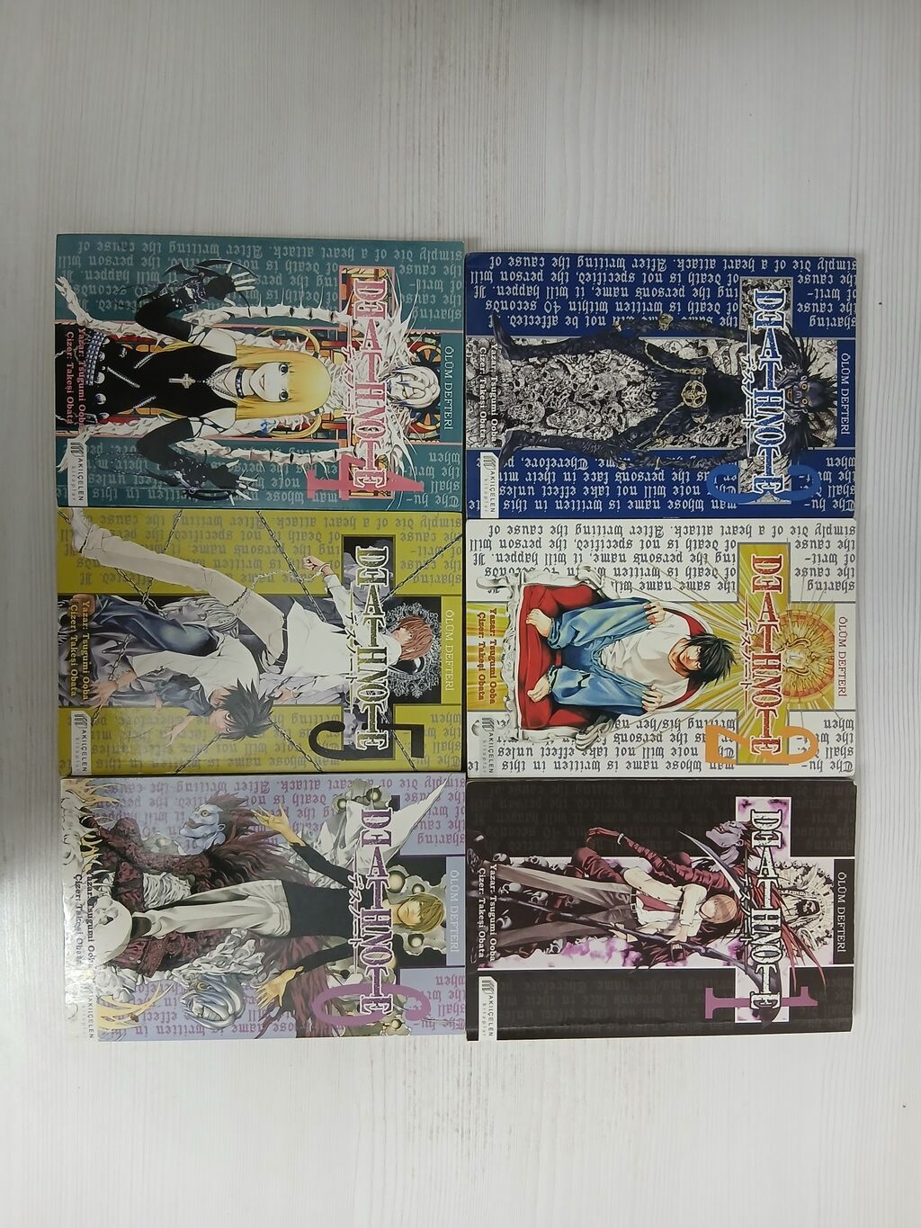 Məhsul: Death Note (Ölüm Dəftəri) manga – 1–6 cild - Dil: Türk dili — Kitablar, Bakı (7)