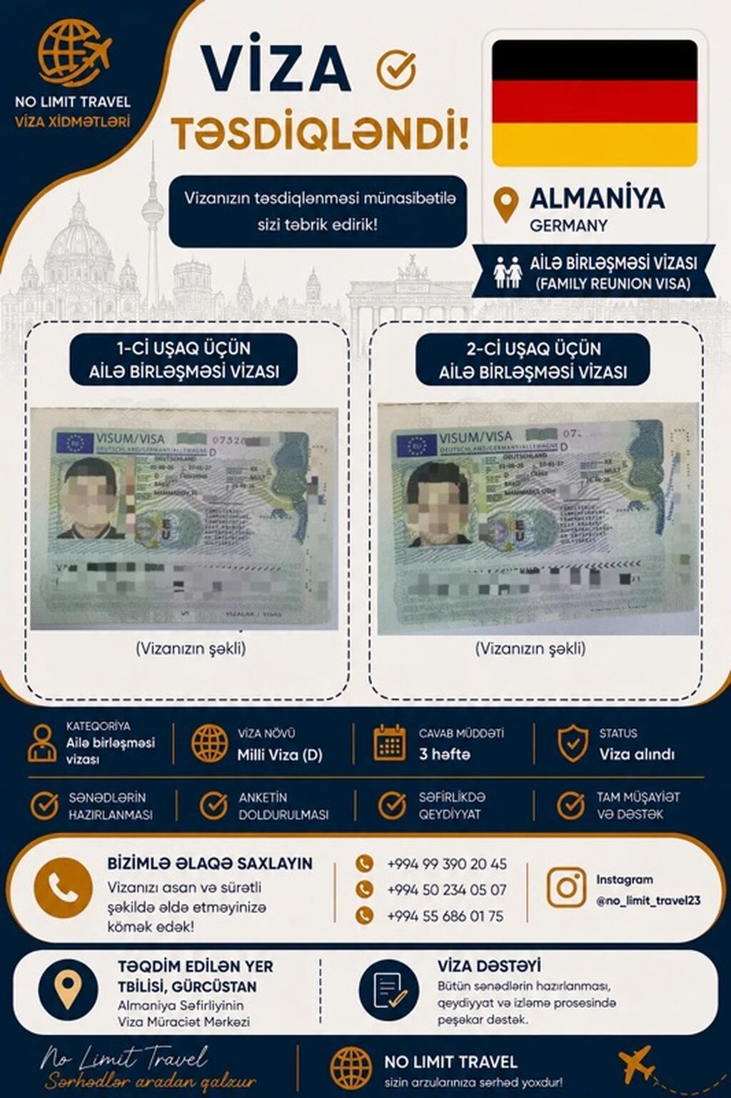 Xidmət: Litva və Almaniya turist vizası üçün peşəkar dəstək Təsvir — Digər, Bakı (4)