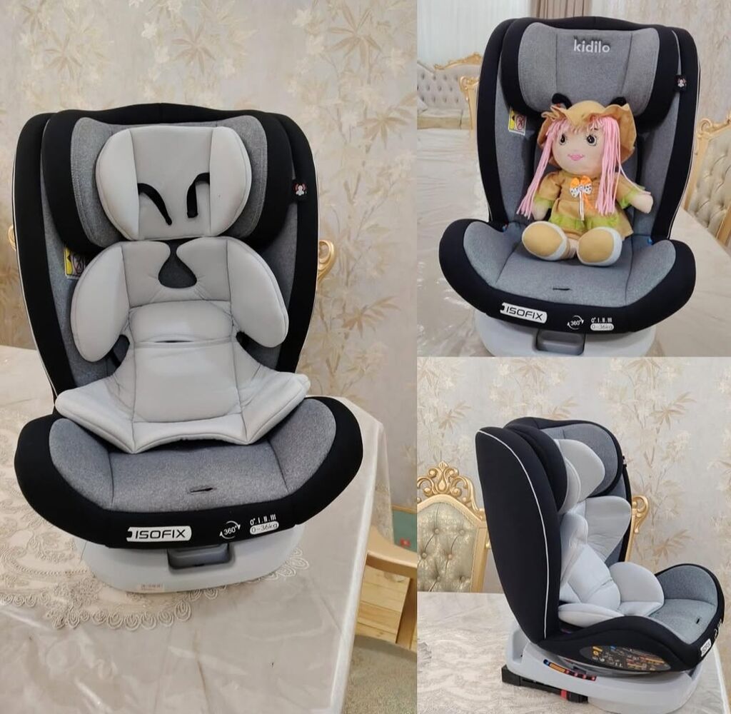 Uşaq avtomobil oturacağı – Kidillo, ISOFIX-li, 360° fırlanan baza — Avtokresloları, Bakı