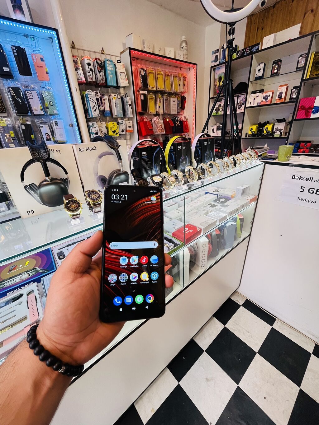 Poco X3 Pro, 256 GB, rəng - Boz, Zəmanət, Sensor, Barmaq izi — Xiaomi, Gəncə (2)